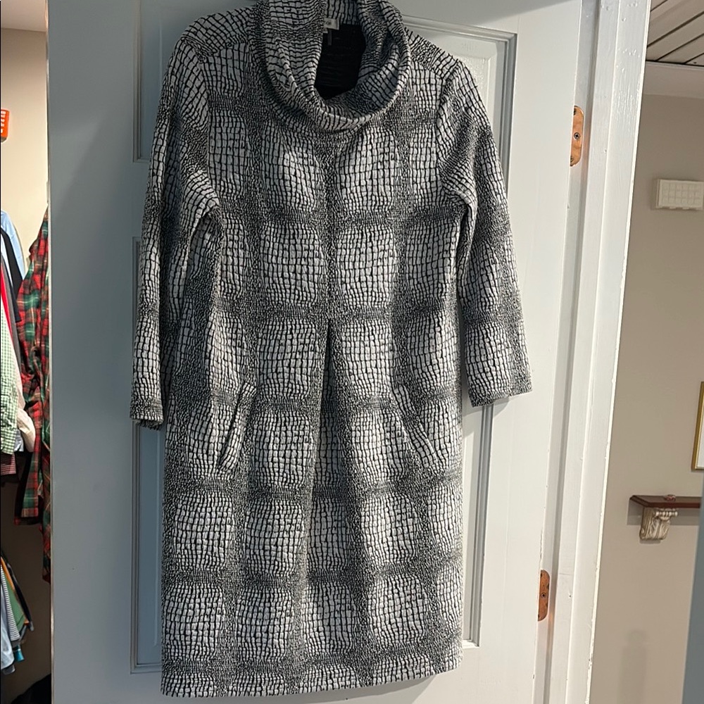 Gray Patterned Women's Sweater